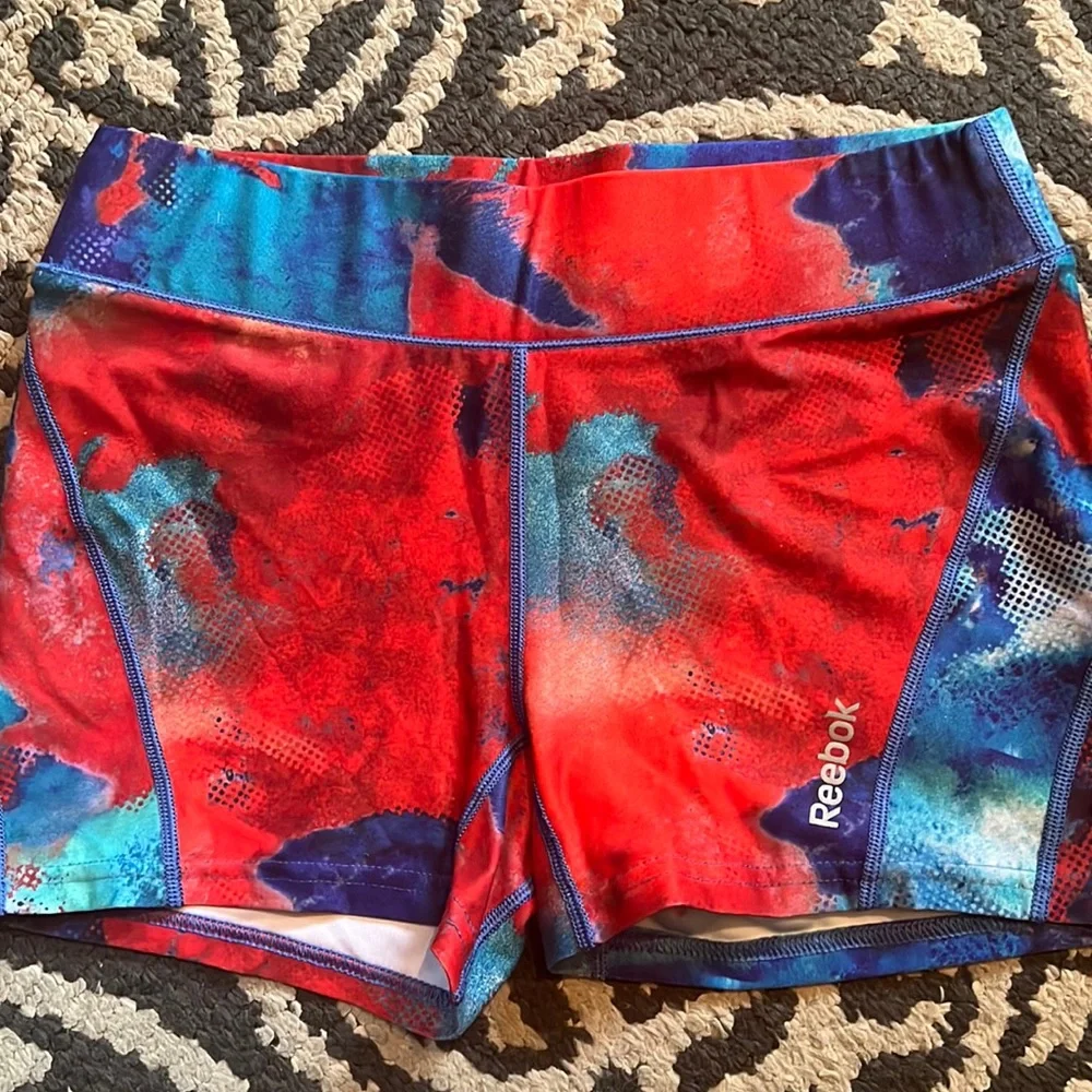 Reebok tie dye booty shorts - Picture 1 of 3